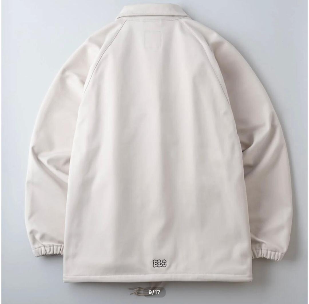 【BLUCO】STRETCH WARM COACH JACKET　BLACK