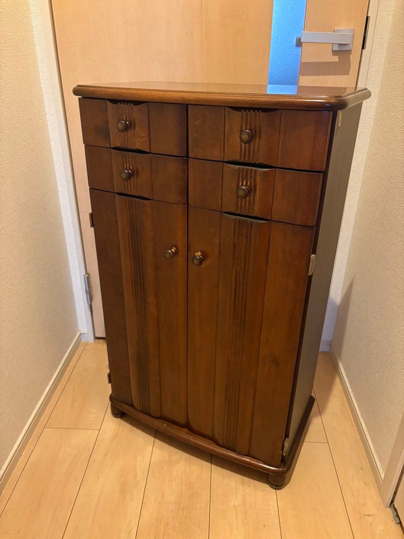 イギリス製 西洋 アンティーク コンソール キャビネット 飾り棚