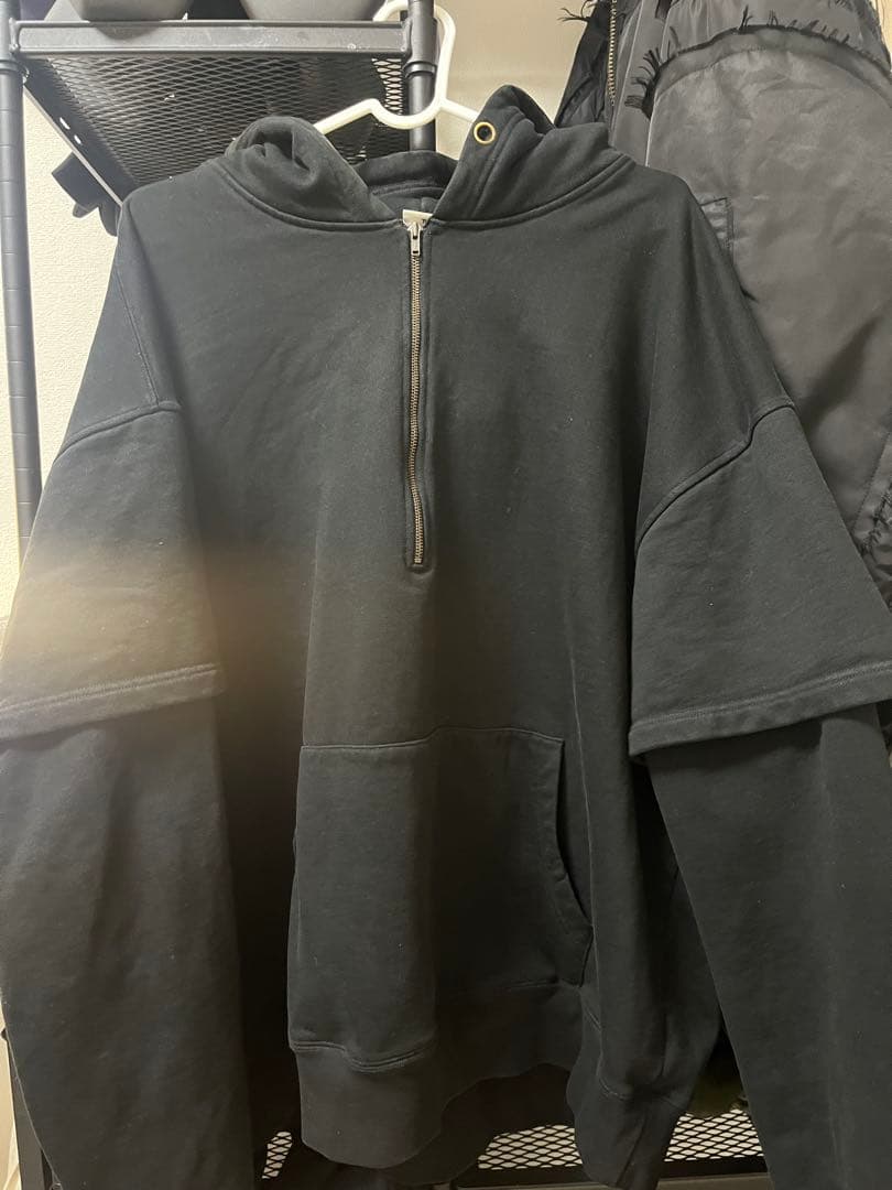 MAD EFFECT レイヤードパーカー