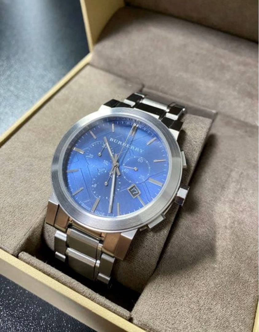 BURBERRY クォーツ腕時計 ブルー