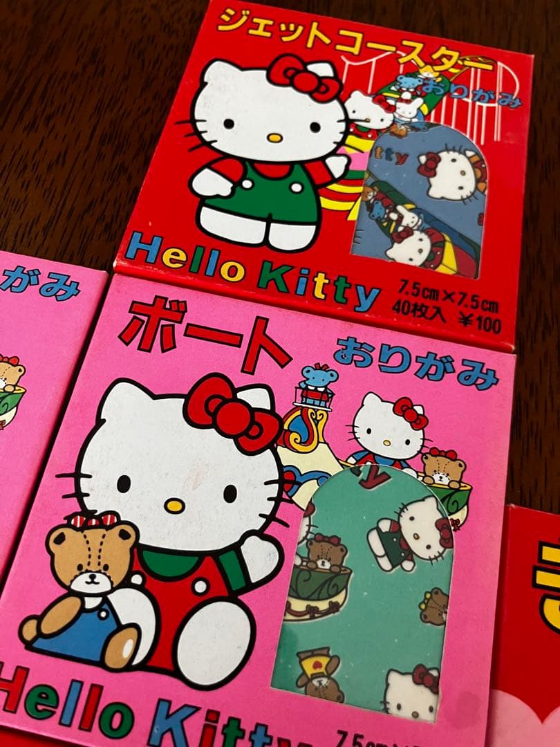 激レア 90年代ハローキティ おりがみ&手帳まとめて 平成レトロ未開封 入手困難