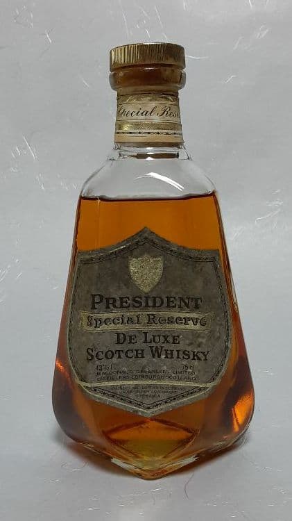 ウイスキー PRESIDENT Special Reserve De Luxe