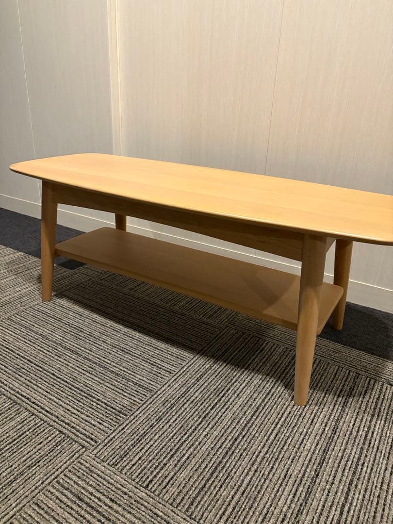 ローテーブル　天然木　イマダ　幅1メートル