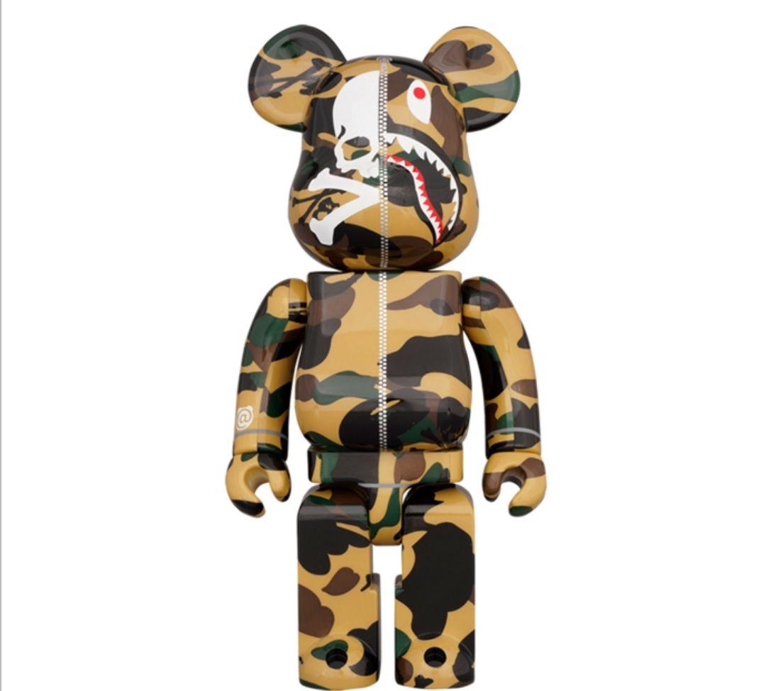 マスターマインドvs BAPE ベアブリック1000%