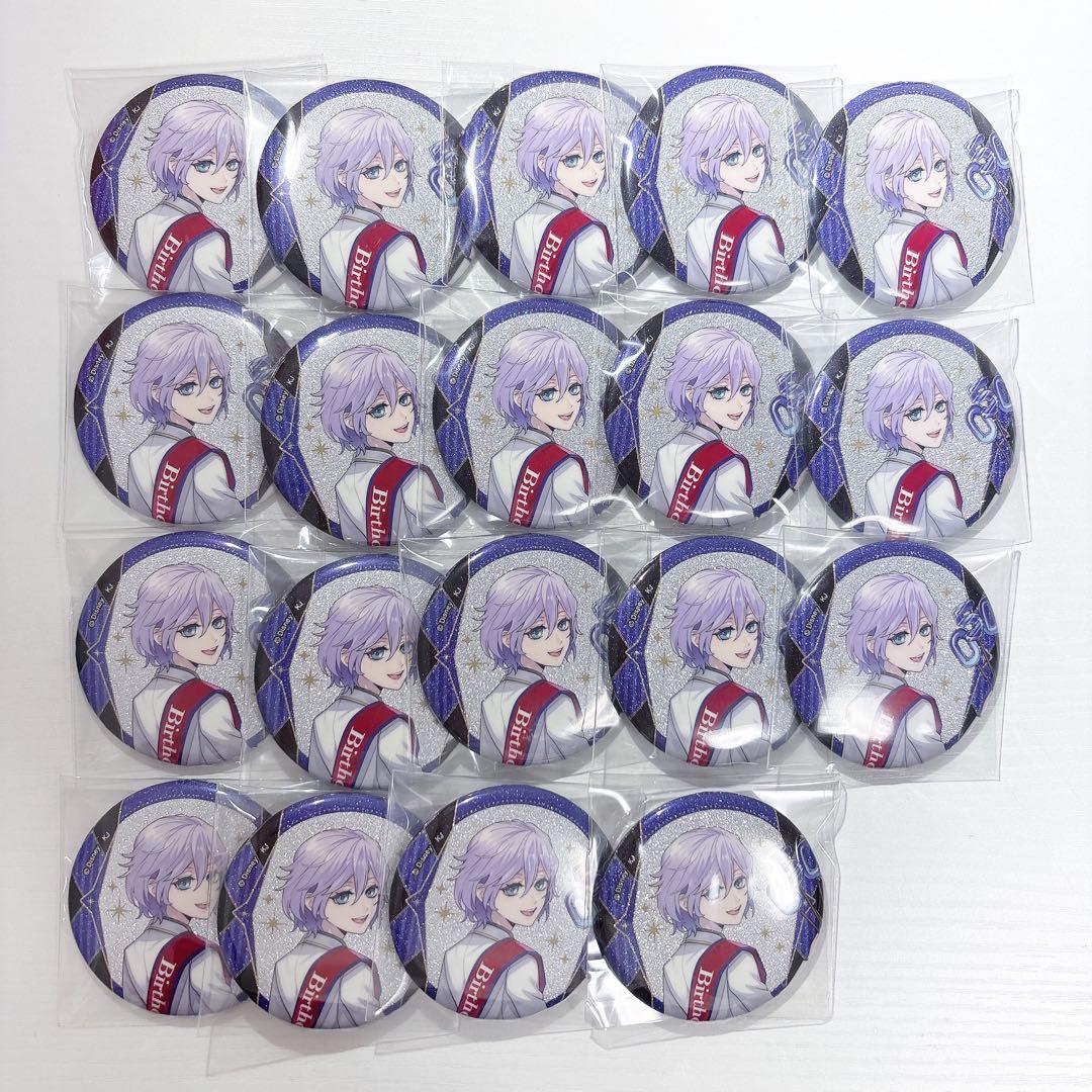 ディズニー ツイステ グリッター缶バッジ vol.2 おめかしバースデー エペル