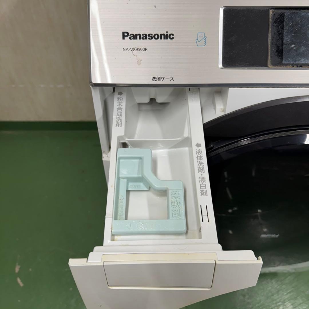 110パナソニックドラム式洗濯機　乾燥付　10/6kg 小型　一人暮らし　右開き