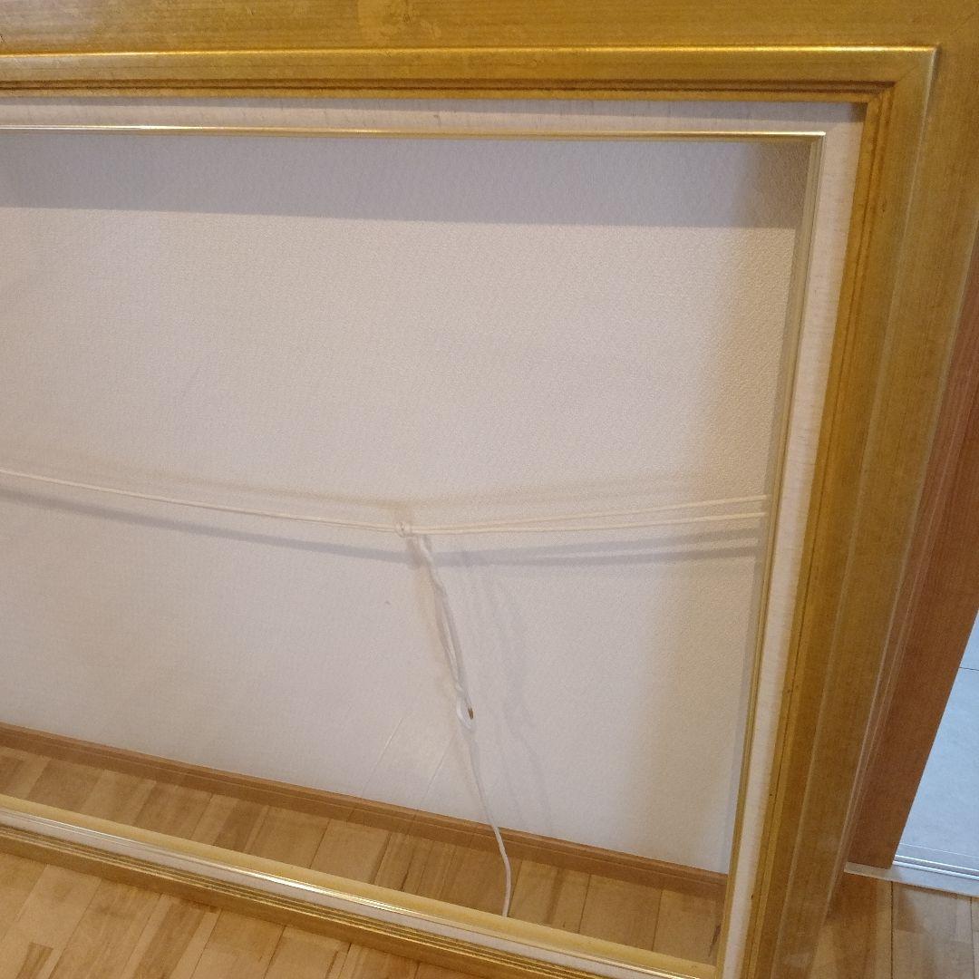 【限定値下げ】レトロ風　ゴールドの油彩額縁のみ 　特大サイズ