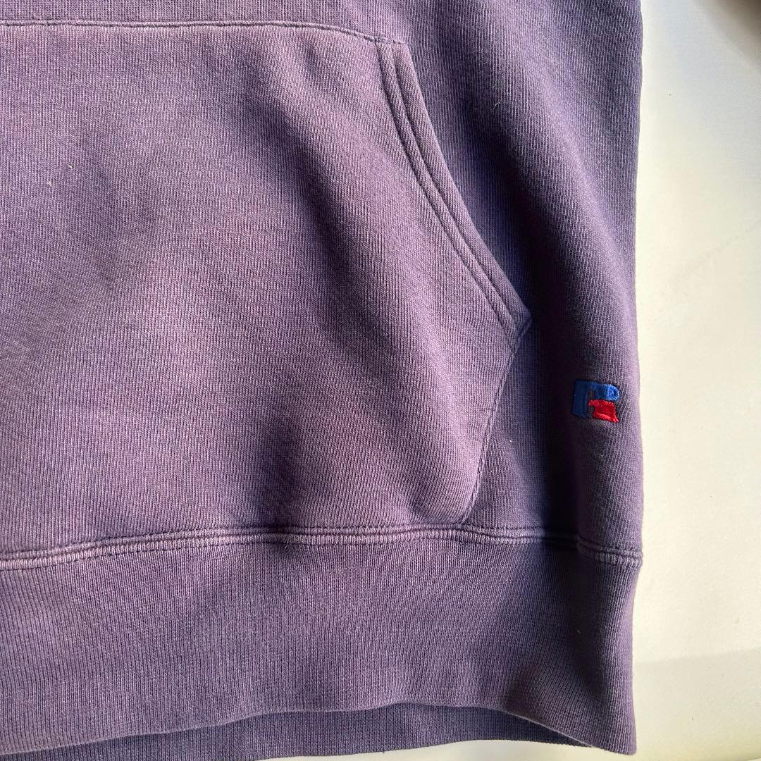 トップス 90's Russell henlyneck hoodie