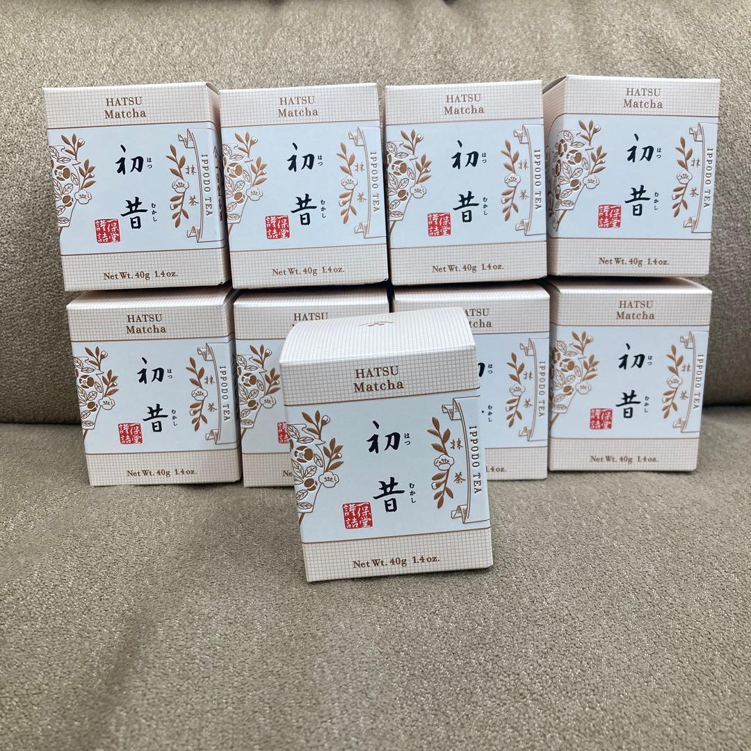 一保堂茶舗　抹茶初昔40g 9個