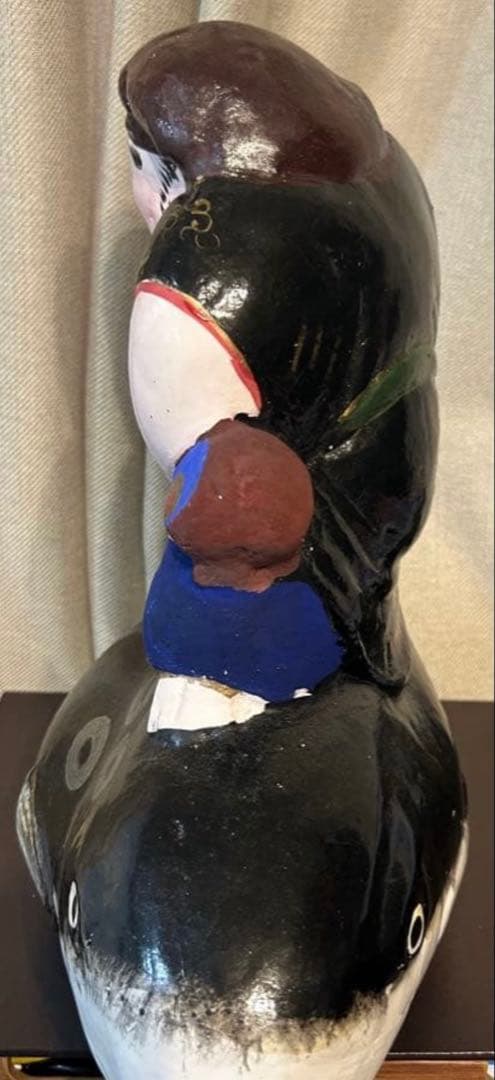 希少　長野県　中野雛人形　ふぐ乗り大黒天　中野人形　中野土びな　土雛　奈良久雄