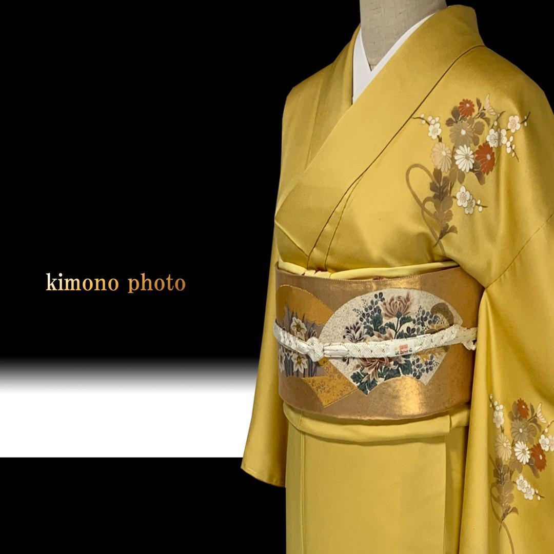 【新品、未使用】正絹【極上逸品】トールサイズ【本金彩手描き友禅】訪問着フルセット