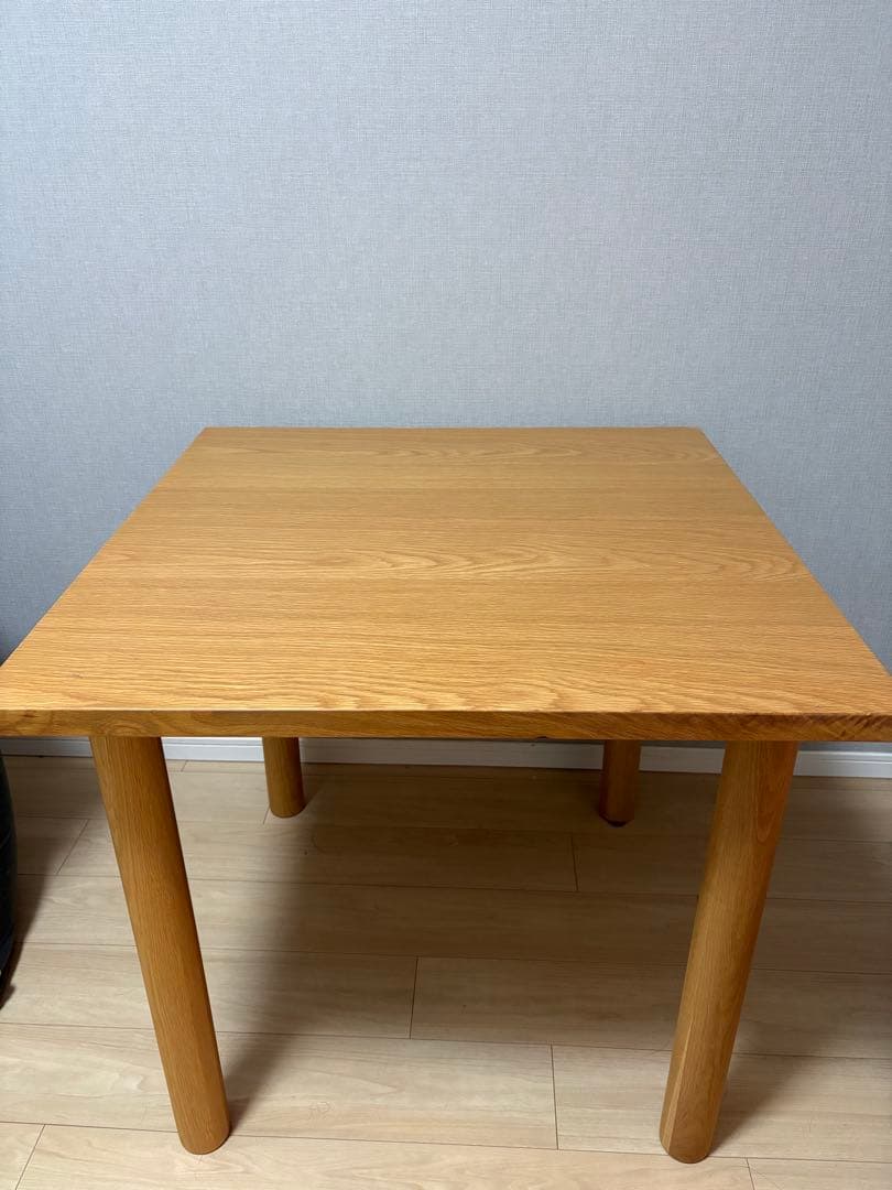 【無印良品】木製ダイニングテーブル80×80