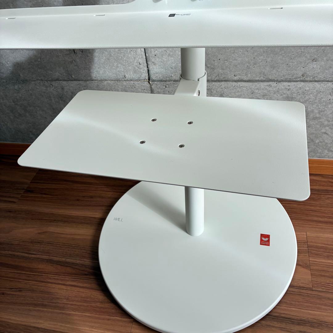 WALL A2 LOW TYPE テレビスタンド 白 キャスター付き