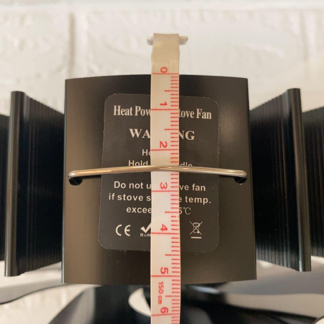 50★ストーブファン 7枚羽根ストーブファン 自己加熱ストーブファン