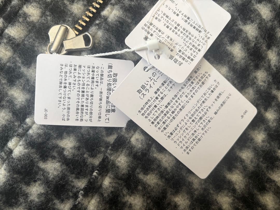 新品　ADAM ET ROPÉ FEMME スライバースタンドカラーブルゾン