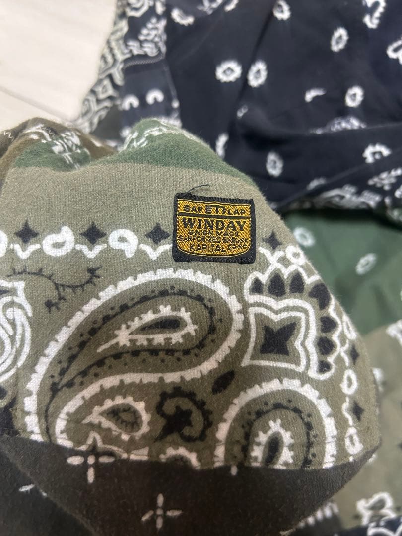 kapital キャピタル ネル リバーシブルバンダナ ジャケット　サイズ3