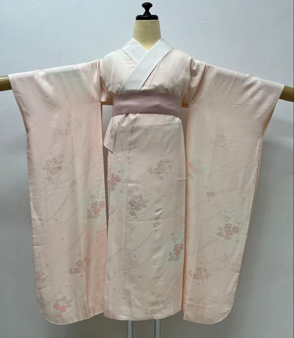 振り袖　フルセット　別誂長襦袢付　小柄な方に　成人式　金彩加工　刺繍入り　692