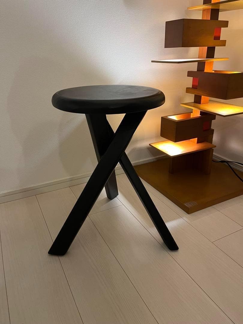 ピエールシャポーシャルロットペリアンスツール捻じ脚型リプロダクトベルジェ２