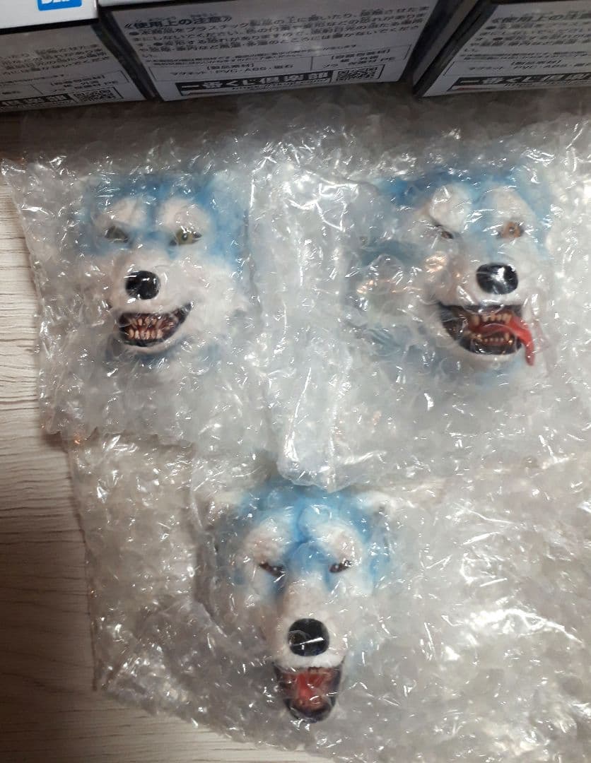 一番くじ　MAN WITH A MISSION H賞　フェイスマグネット　3人