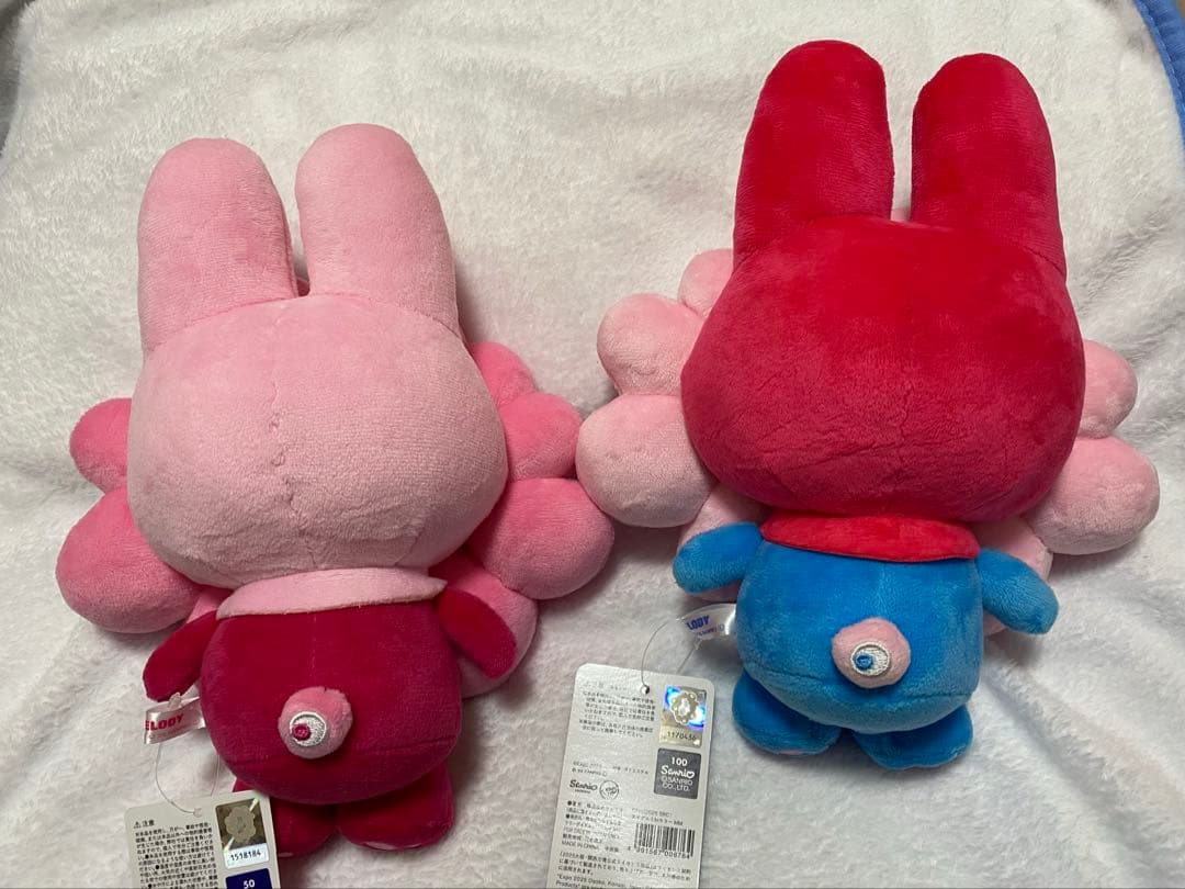 マイメロディ ミャクミャク M なりきりぬいぐるみ2個セット 推しカラー会場限定