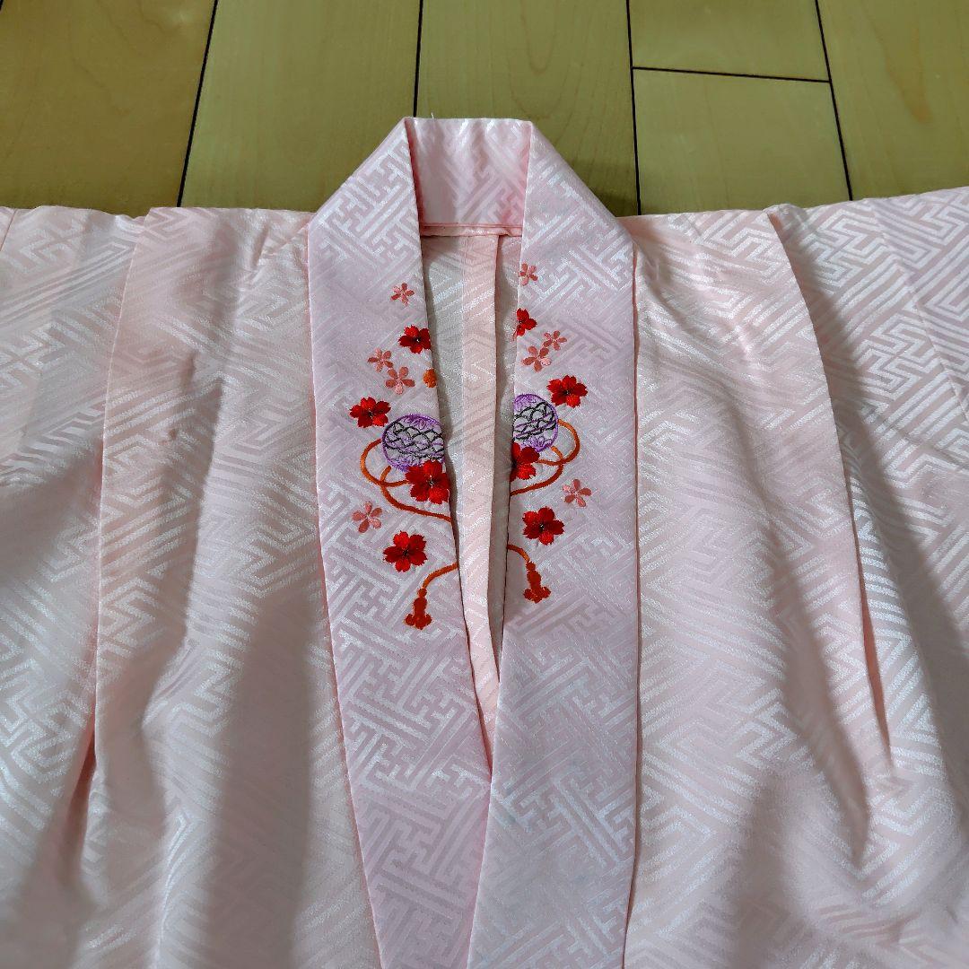 七五三用 （7歳）花柄着物セット（黄色）