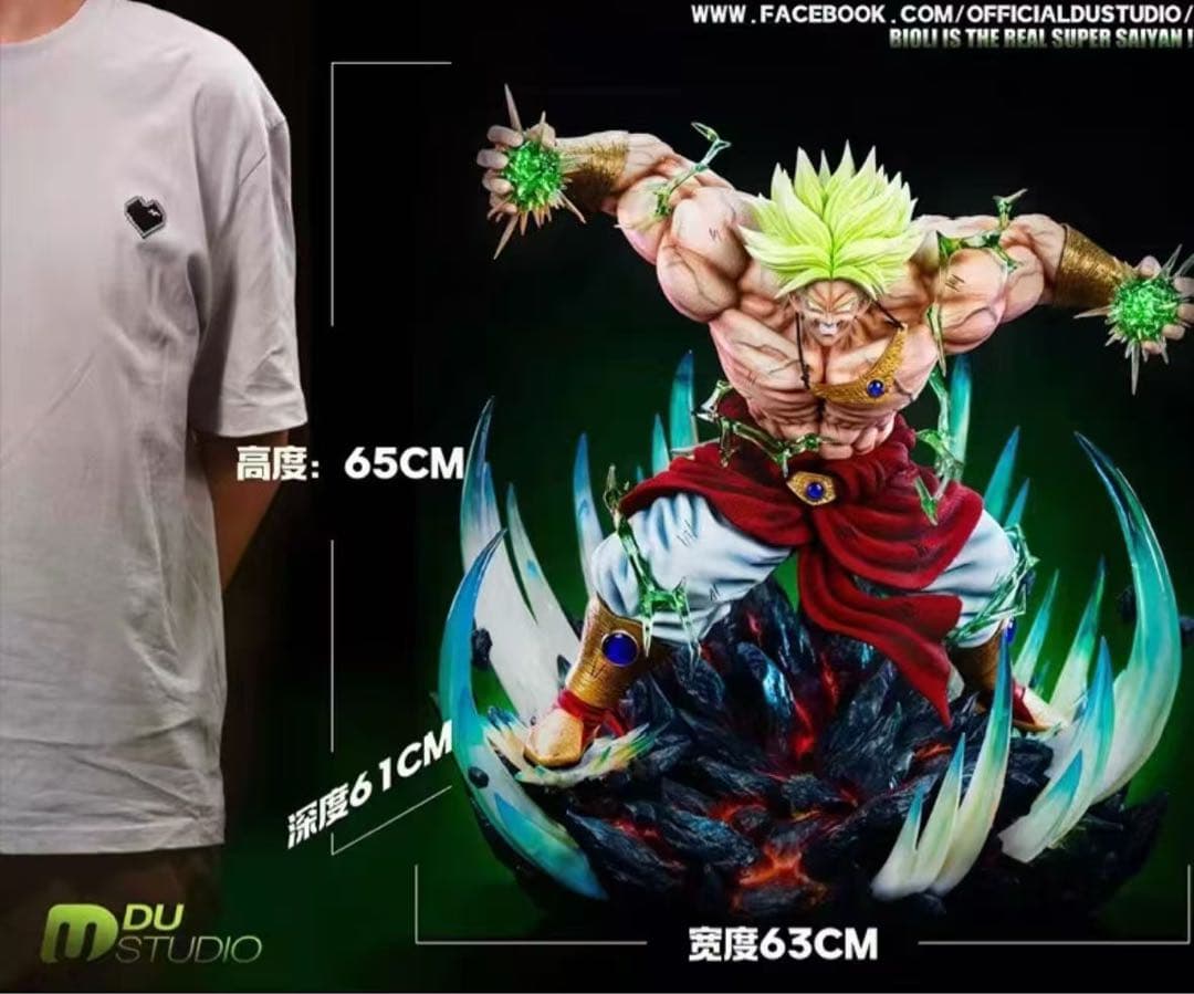 ドラゴンボール ブロリー ガレキ ガレージキット スタチュー X④⑧