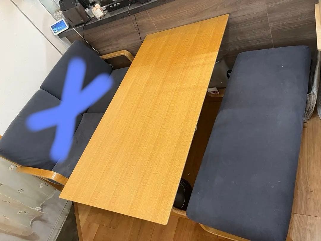 【直接引き取り限定】無印良品リビングでもダイニングでもつかえるテーブル