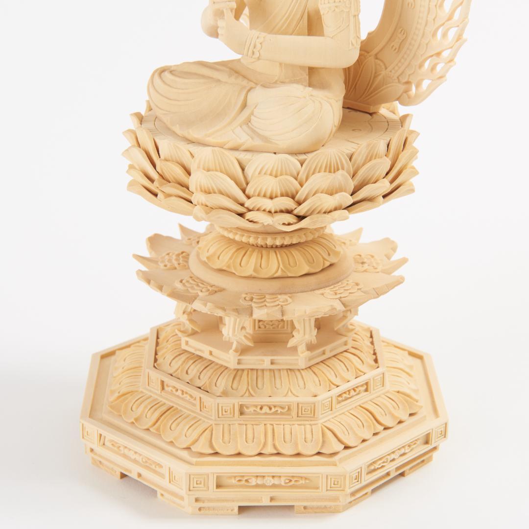 黄楊　２.５寸　大日如来　仏像 031