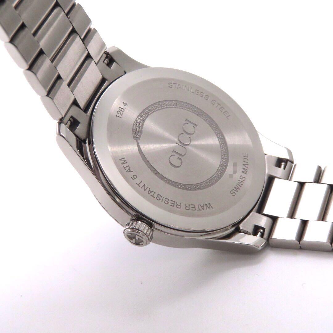 ☆極美品 Gタイムレス タイガー GUCCI グッチ 時計 ブラック メンズ