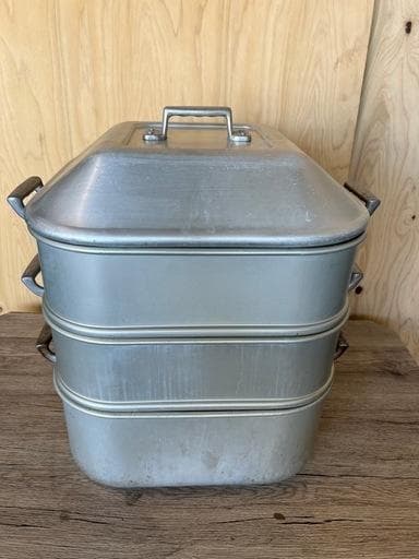 アルミ３段蒸し器