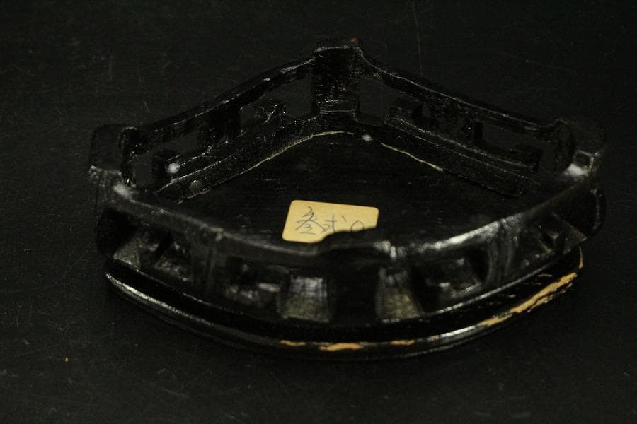 中国美術 玉石 緑石 香炉 台付(ZE497)