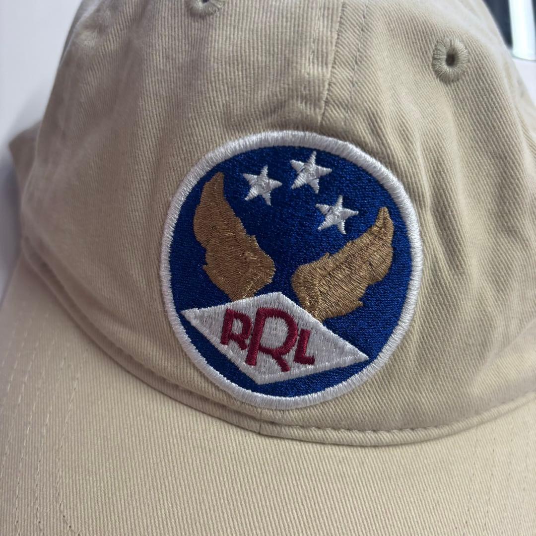 RRL ロゴ　刺繍 キャップ ダブルアールエル　ラルフローレン　Ralph 帽子