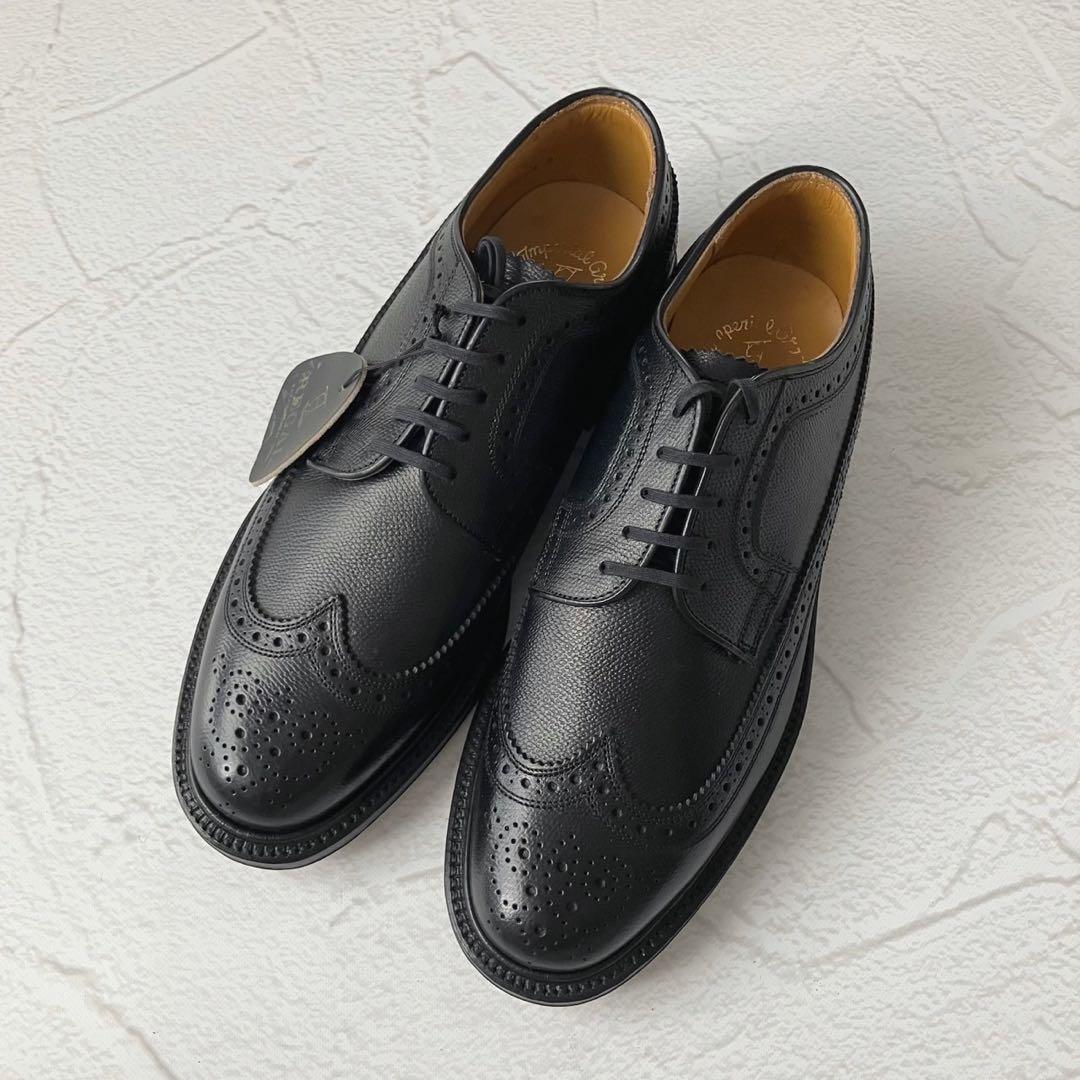 【新品未使用】リーガル インペリアルグレード 2235 ロングウイングチップ 黒