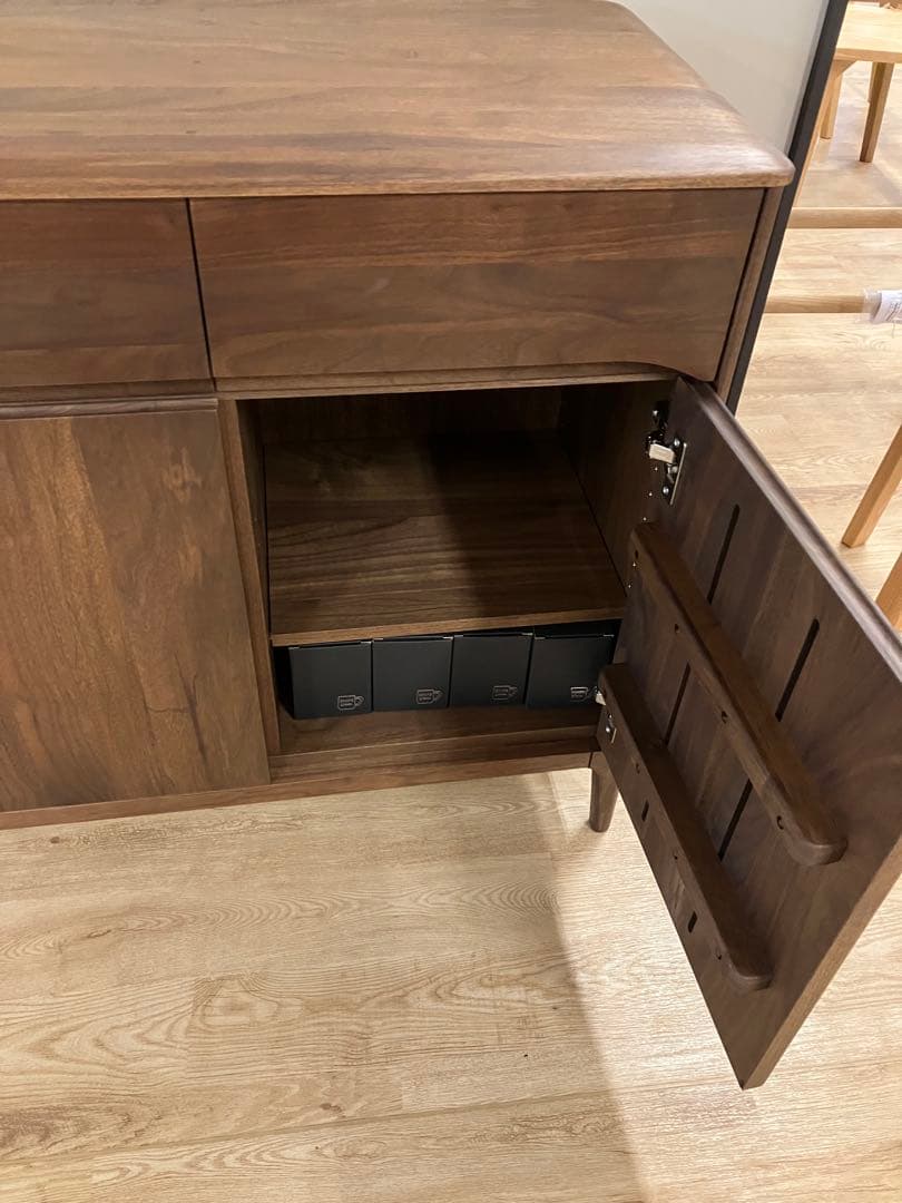 久和屋　ストリーム120サイドボード　ウォールナット　展示品