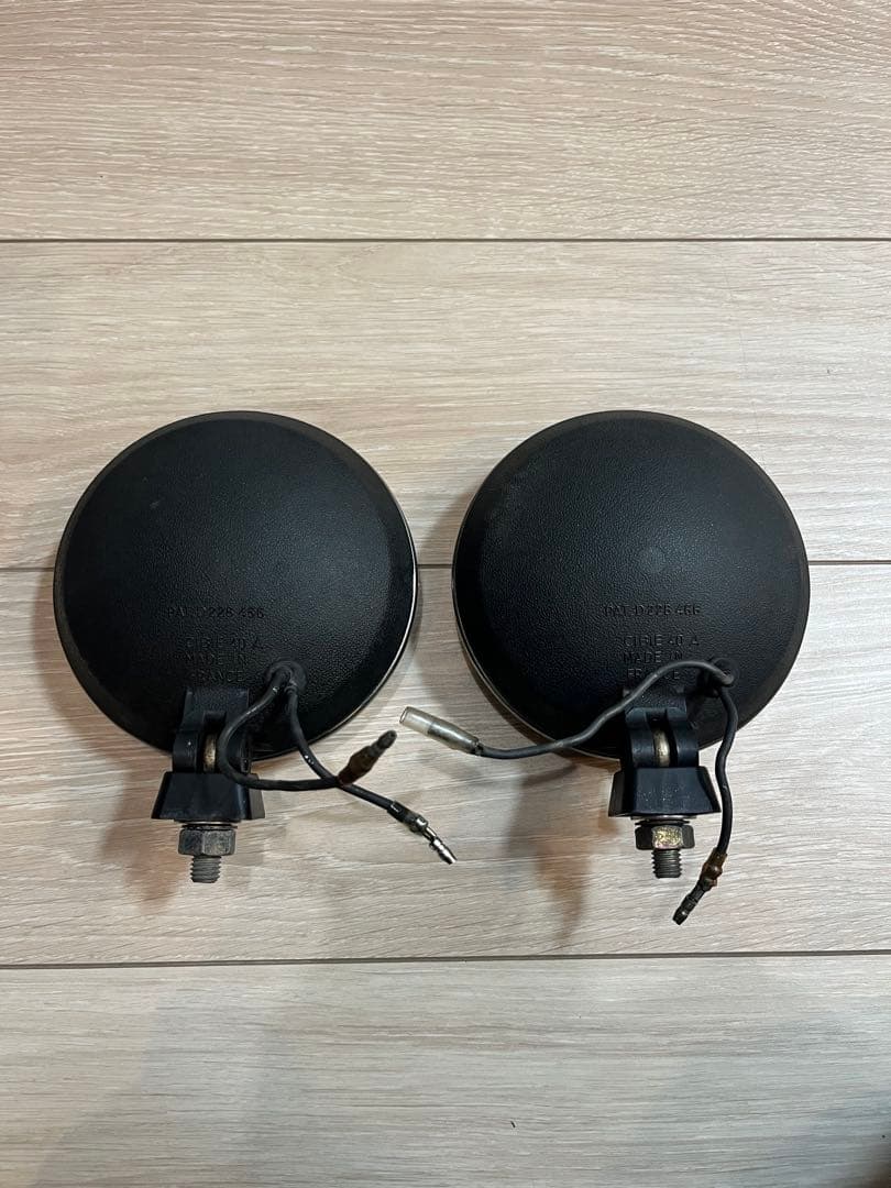 当時物　CIBIE フォグランプ ライト径120φ 丸型　デュアルカウル