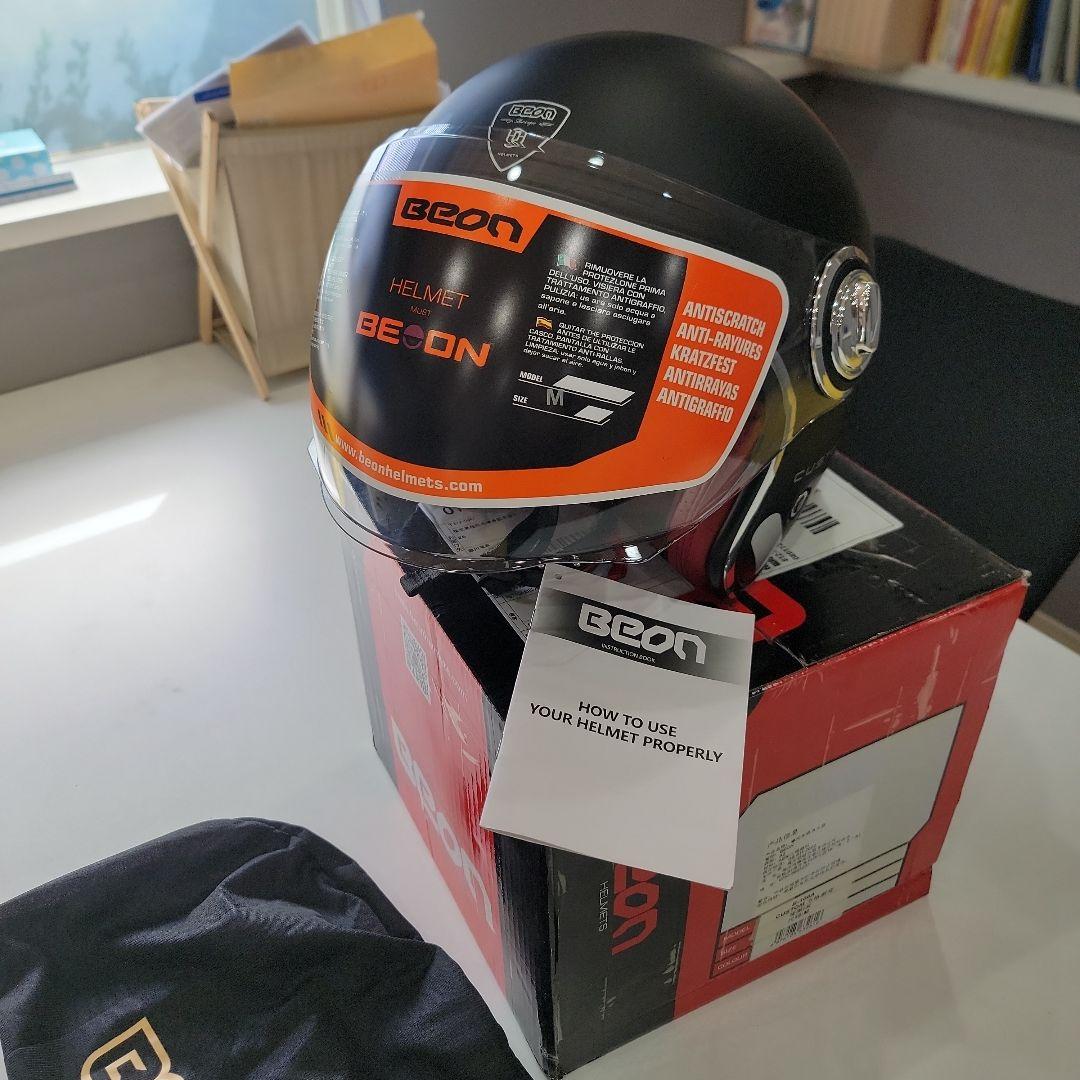 BEON ジェットヘルメット Mサイズ 抗曇性