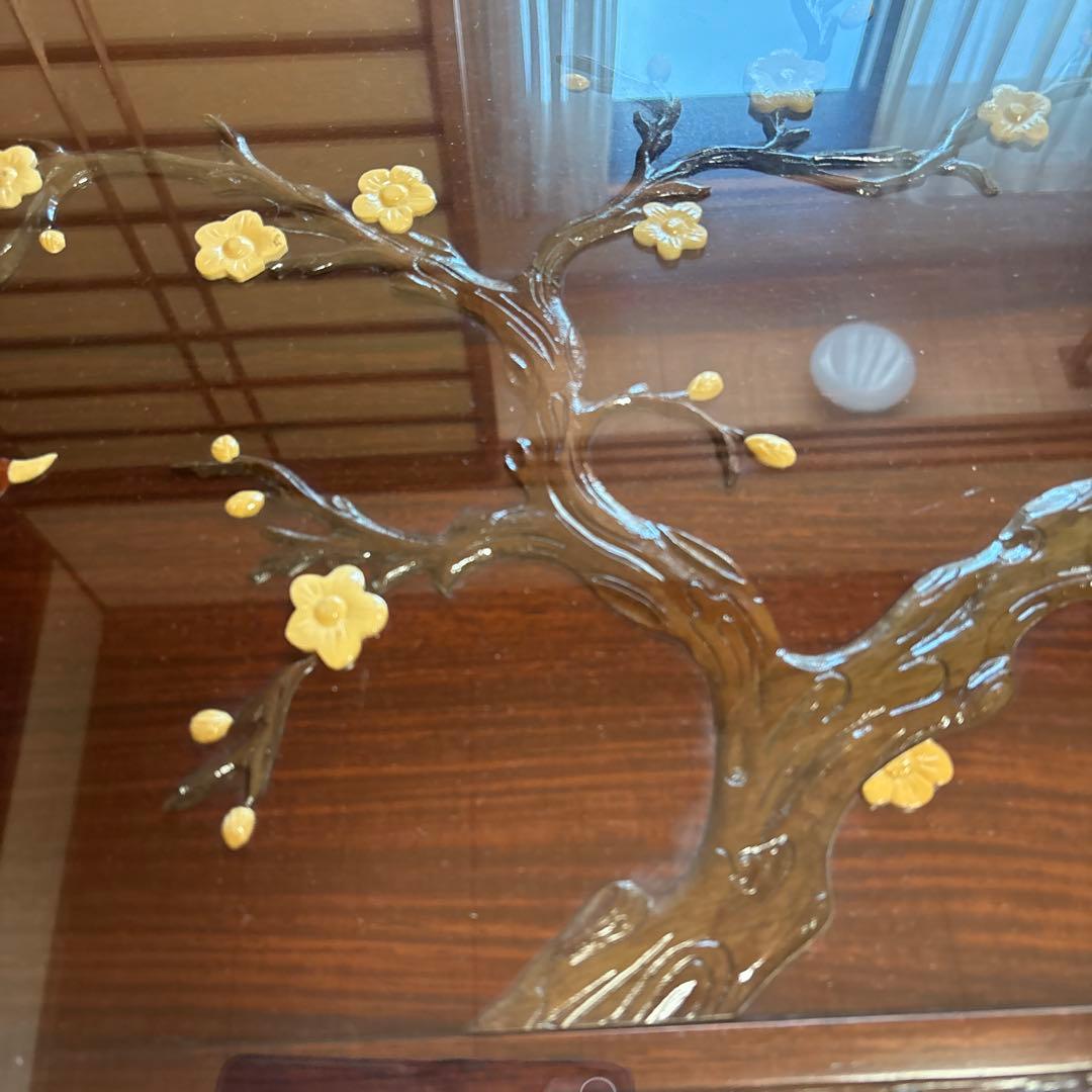 更にお値下げ‼️中澤唐木 好斎之作 座卓 ローテーブル ガラス天板付き