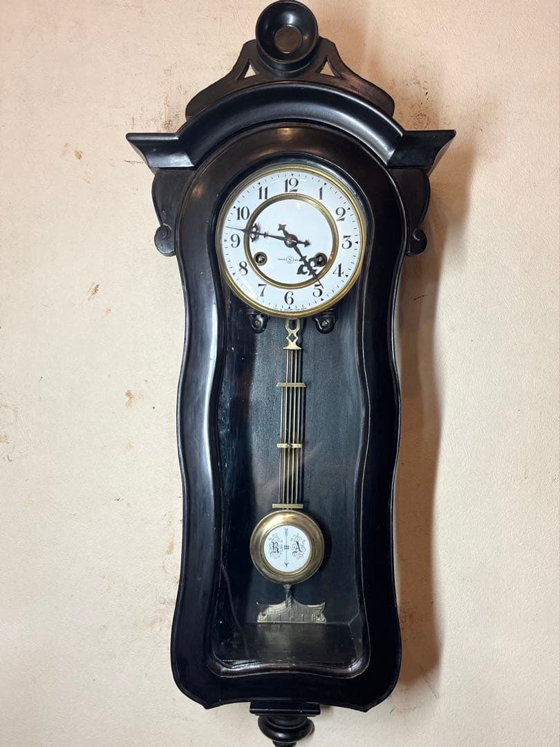 精工舎　ひさご　柱時計　古時計　振り子　ゼンマイ　ボンボン　ユンハンス　レトロ