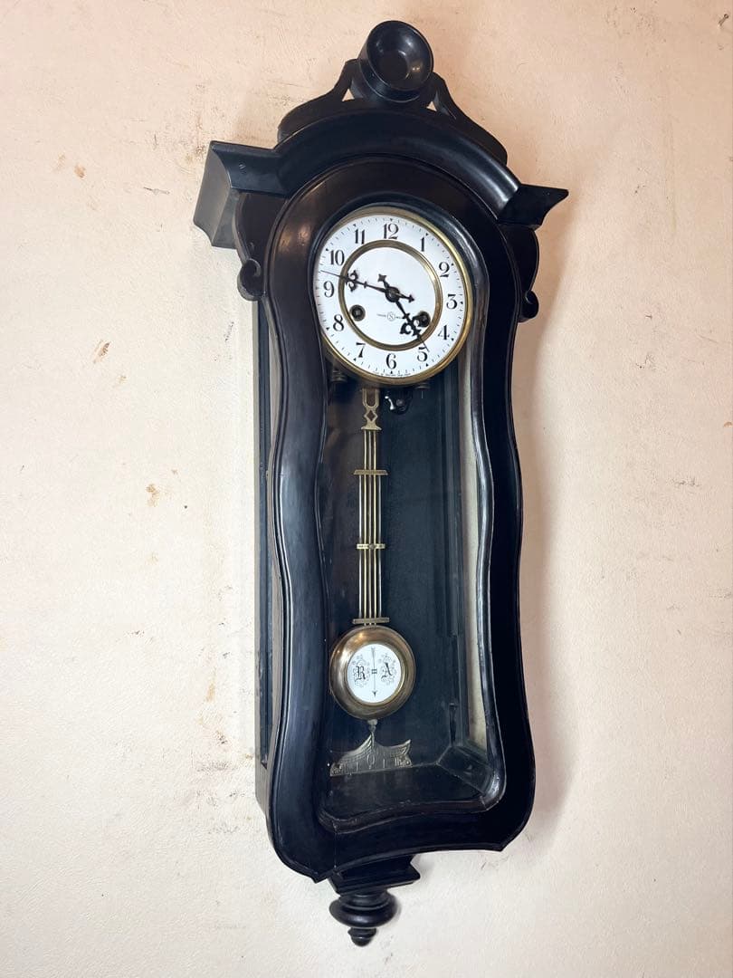 精工舎　ひさご　柱時計　古時計　振り子　ゼンマイ　ボンボン　ユンハンス　レトロ