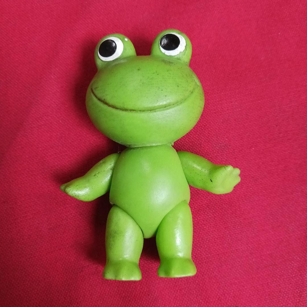 ケロちゃん　ソフビ人形　昭和　レトロ　希少