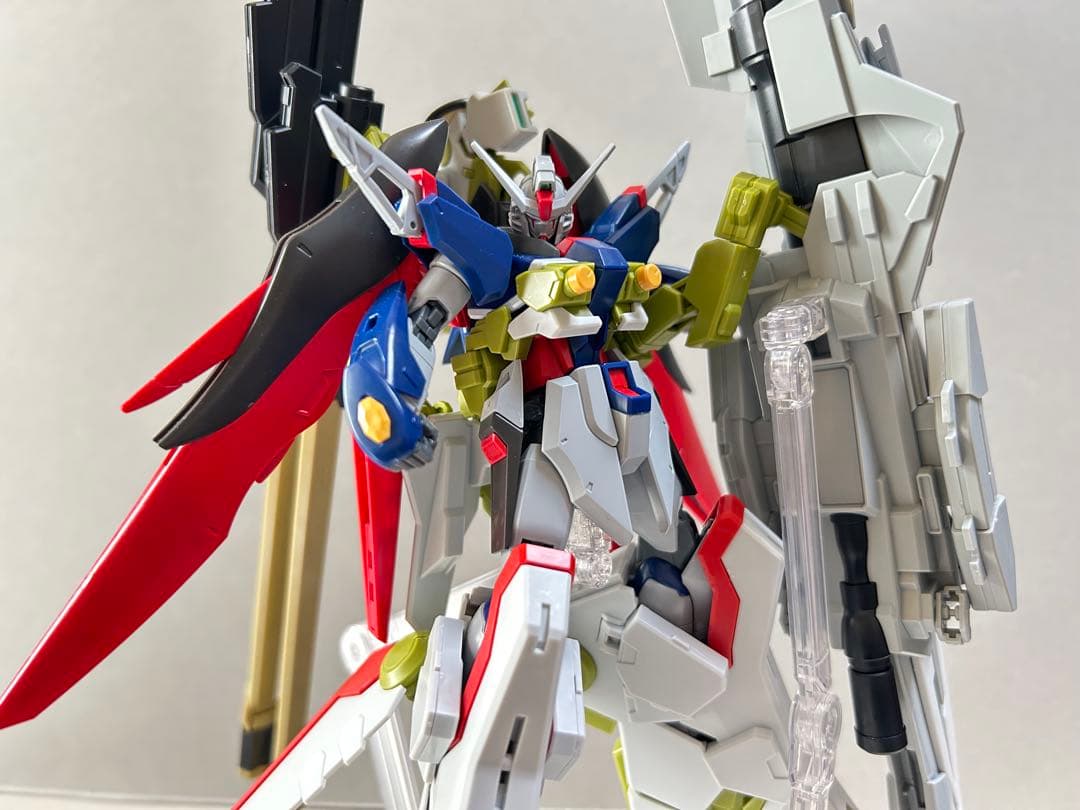 あ*き様 HG デスティニーガンダムSpec ⅱ ＆ ゼウスシルエット 素組み完