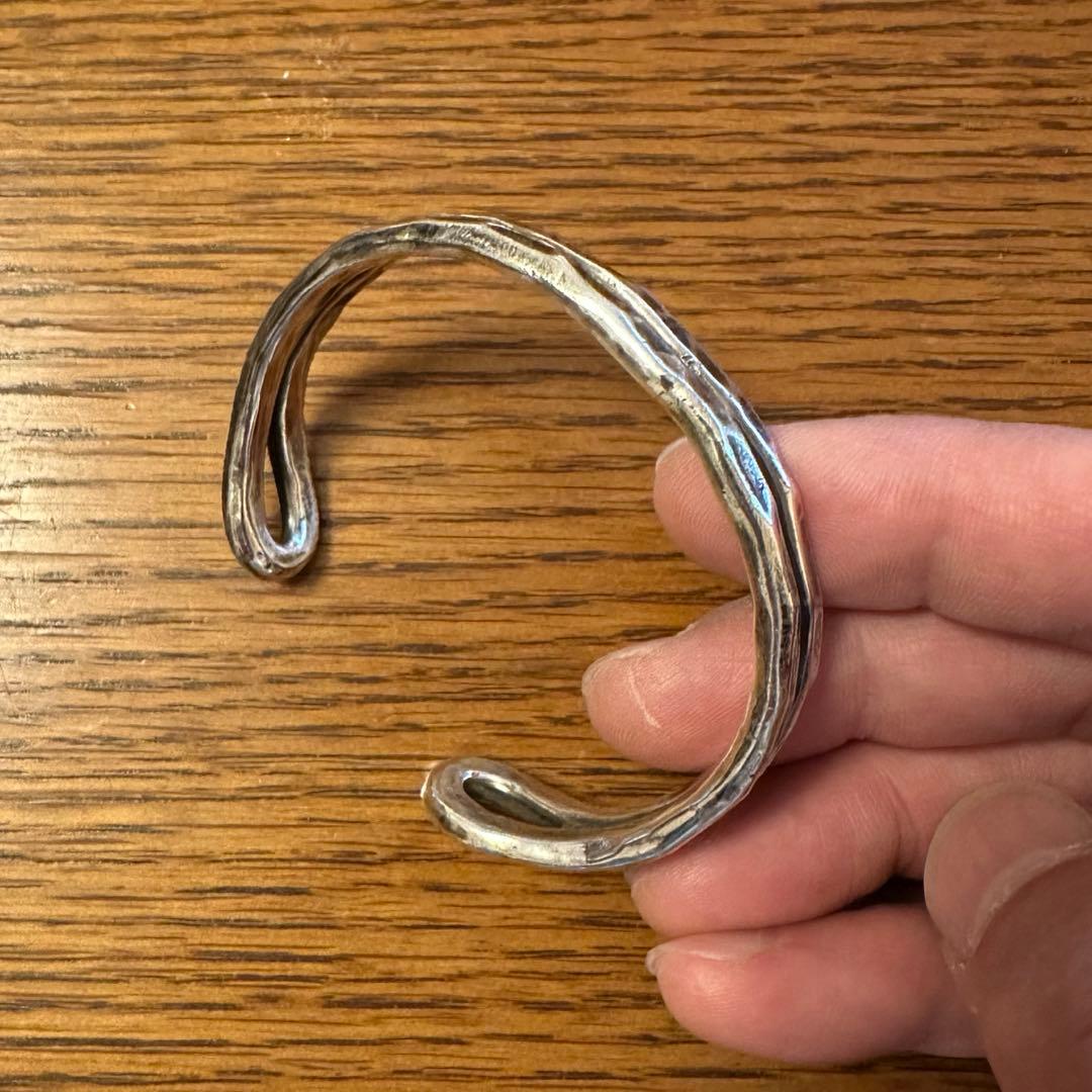 最終値下げ❗️【市松 イチマツ】シルバーバングル 初期モデル 廃番 二重デザイン