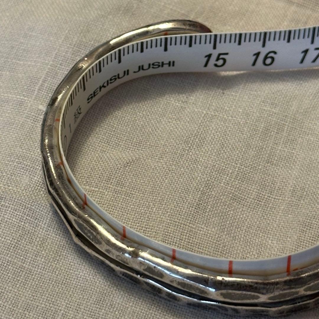 最終値下げ❗️【市松 イチマツ】シルバーバングル 初期モデル 廃番 二重デザイン