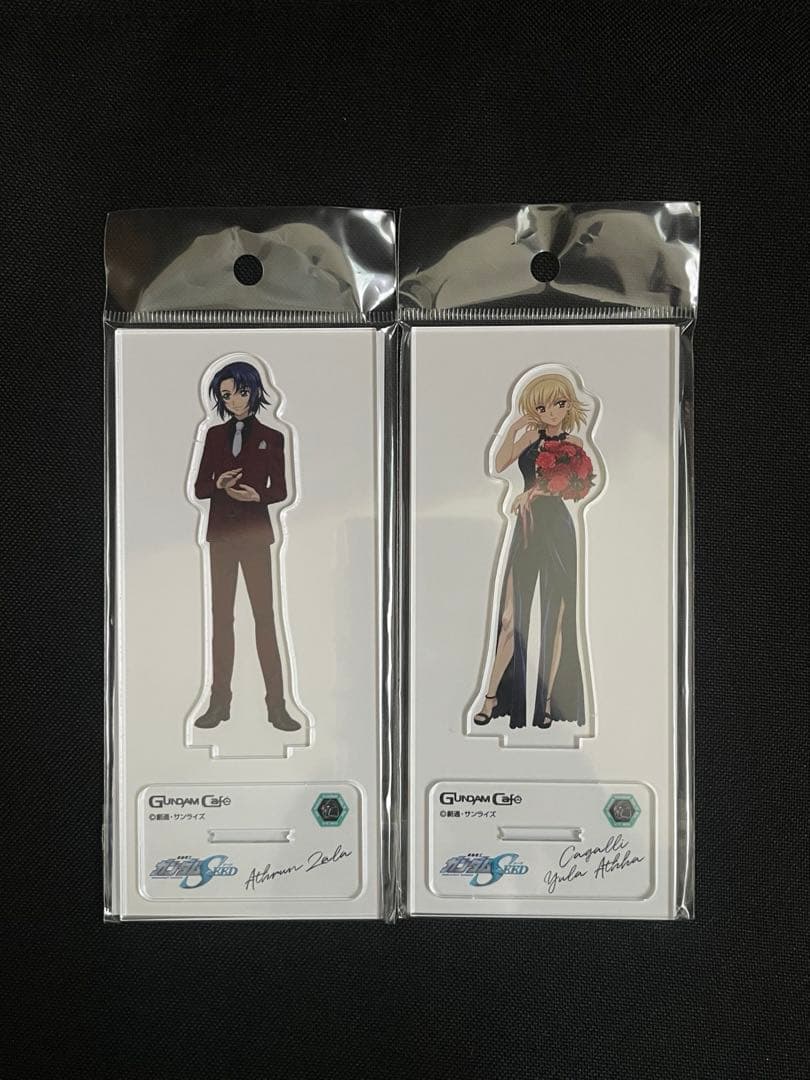 アスラン カガリ アクリルスタンド ガンダムカフェ SEED
