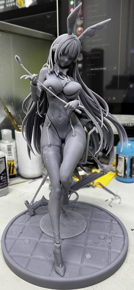 26cm 未塗装未組立　マルチャーナ　NIKK バニーガール