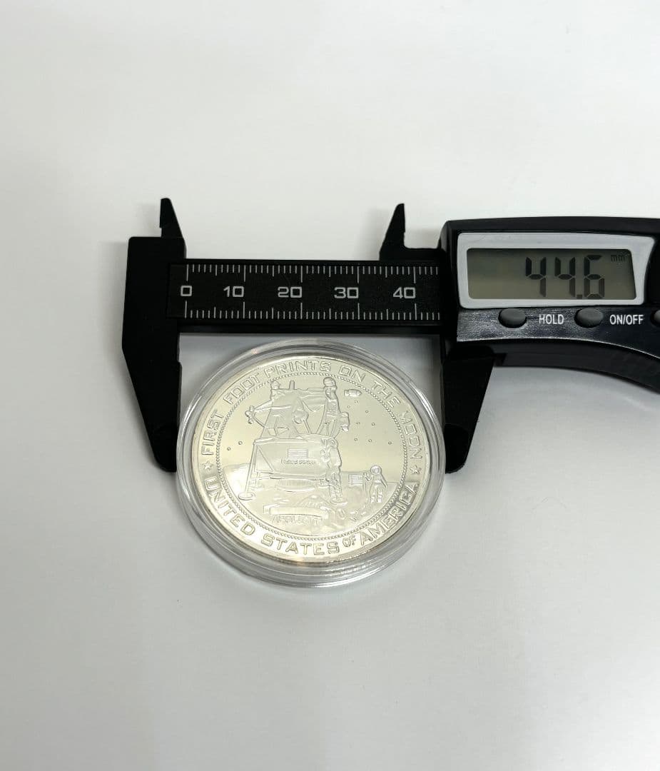 ス*ん様 アポロ １1号 ★月面着陸記念銀鍍金製記念品