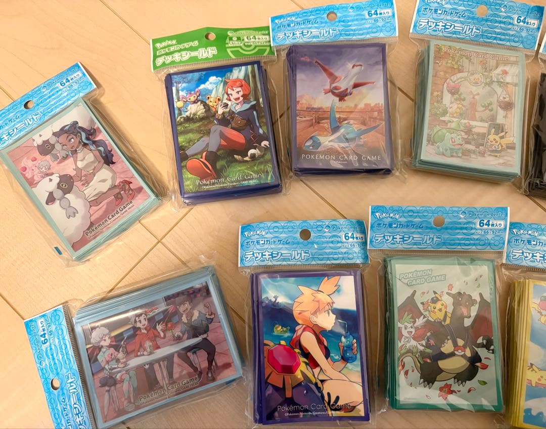 【新品・未開封】ポケモンカードゲーム デッキシールド＆ケース まとめ売り