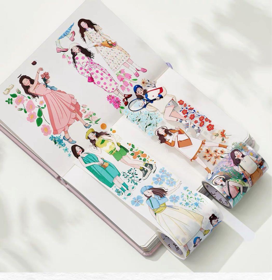 ⭐️SALE⭐️WT《一笔悠然》海外マスキングテープ　マステ 【1328】