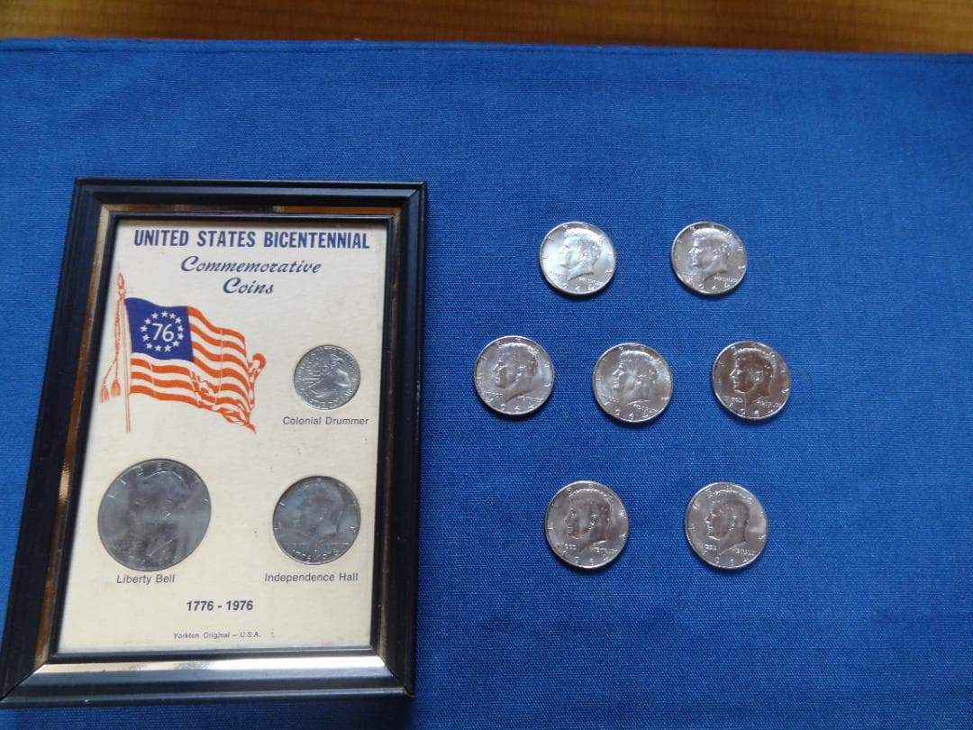 1964年ケネディハーフダラー銀貨 7枚 セットアメリカ 外国