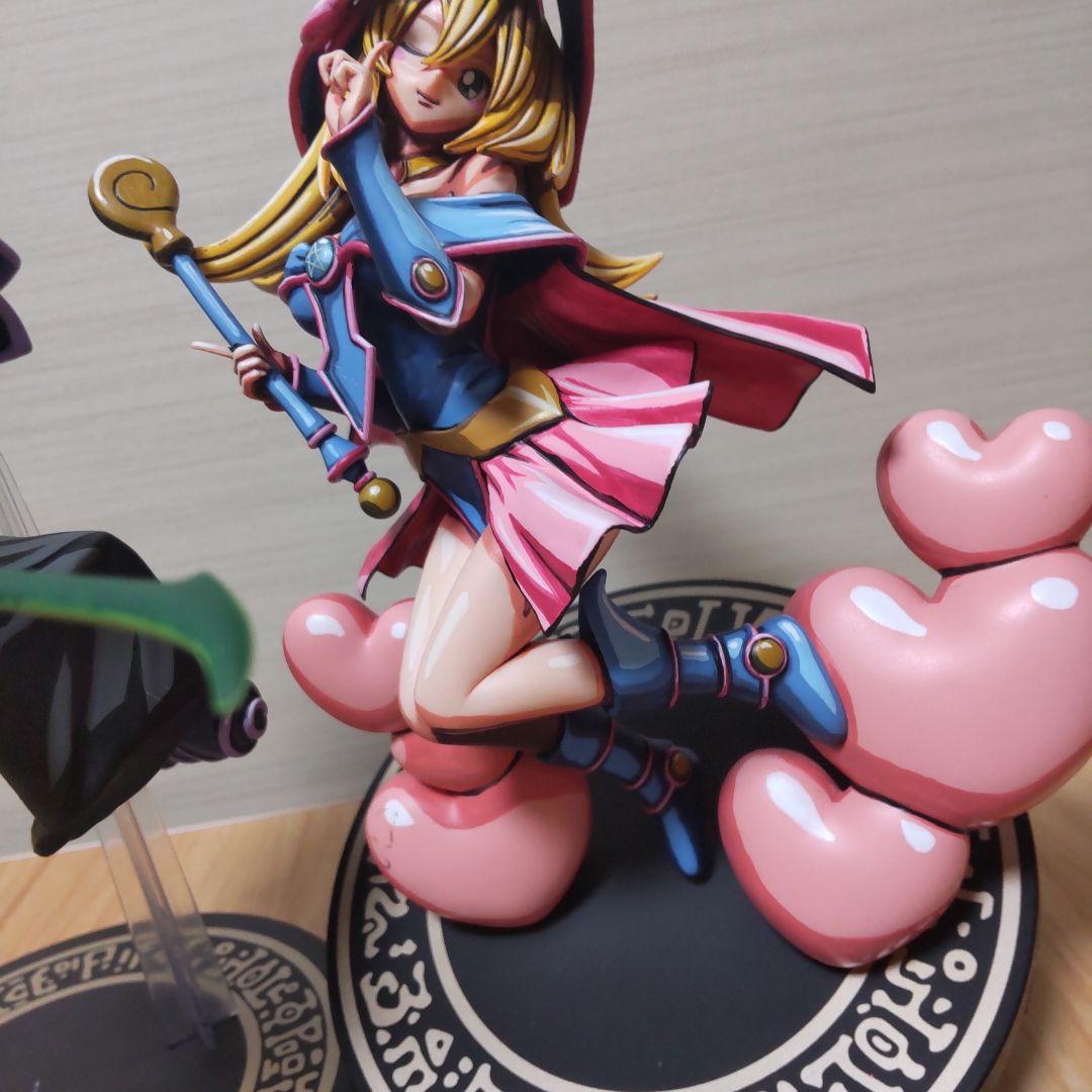 ブラックマジシャン ブラックマジシャンズガール 遊戯王リペイントフィギュアセット